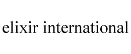 ELIXIR INTERNATIONAL trademark