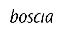 BOSCIA trademark