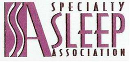 SSA SPECIALTY SLEEP ASSOCIATION trademark