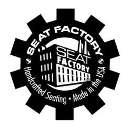 SEAT FACTORY SEAT FACTORY HANDCRAFTED SEATING · MADE IN THE USA trademark