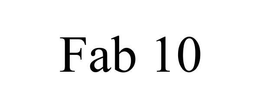 FAB 10 trademark