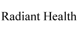 RADIANT HEALTH trademark