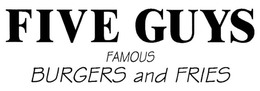 FIVE GUYS FAMOUS BURGERS AND FRIES trademark