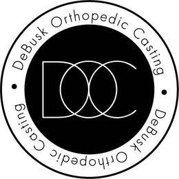 DEBUSK ORTHOPEDIC CASTING DOC trademark