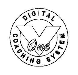 V ONE DIGITAL COACHING SYSTEM trademark