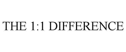 THE 1:1 DIFFERENCE trademark