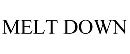 MELT DOWN trademark