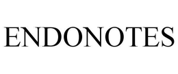 ENDONOTES trademark