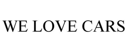 WE LOVE CARS trademark