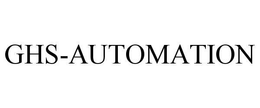 GHS-AUTOMATION trademark