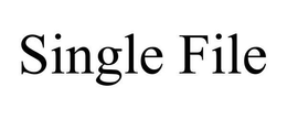 SINGLE FILE trademark