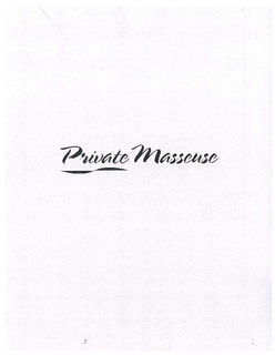 PRIVATE MASSEUSE trademark