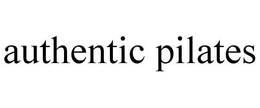 AUTHENTIC PILATES trademark