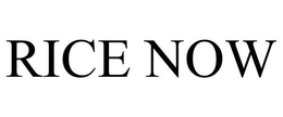 RICE NOW trademark