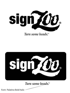 SIGNZOO TURN SOME HEADS. trademark
