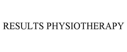 RESULTS PHYSIOTHERAPY trademark