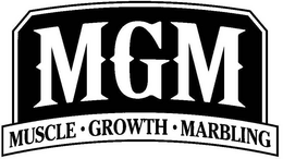 MGM MUSCLE·GROWTH·MARBLING trademark