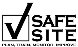 SAFE SITE PLAN, TRAIN, MONITOR, IMPROVE trademark