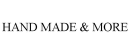 HAND MADE & MORE trademark