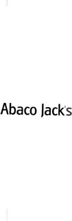 ABACO JACK'S trademark