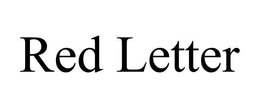RED LETTER trademark