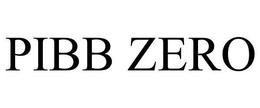 PIBB ZERO trademark