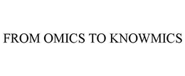 FROM OMICS TO KNOWMICS trademark