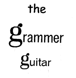 THE GRAMMER GUITAR trademark