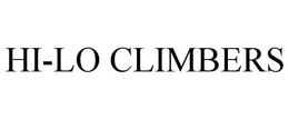HI-LO CLIMBERS trademark