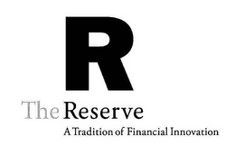 R THE RESERVE A TRADITION OF FINANCIAL INNOVATION trademark