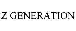 Z GENERATION trademark