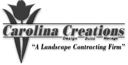 CAROLINA CREATIONS "A LANDSCAPE CONTRACTING FIRM" DESIGN BUILD MANAGE trademark