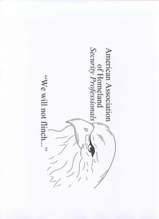 AMERICAN ASSOCIATION OF HOMELAND SECURITY PROFESSIONALS "WE WILL NOT FLINCH..." trademark