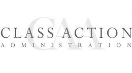 CAA CLASS ACTION ADMINISTRATION trademark