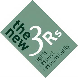 THE NEW 3RS RIGHTS RESPECT RESPONSIBILITY trademark