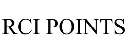 RCI POINTS trademark