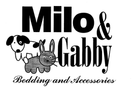 MILO & GABBY BEDDING AND ACCESSORIES trademark