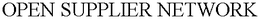 OPEN SUPPLIER NETWORK trademark