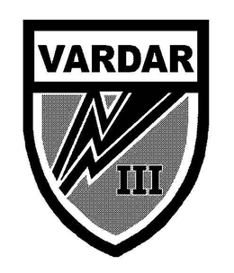 VARDAR III trademark