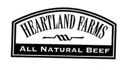 HEARTLAND FARMS ALL NATURAL BEEF trademark