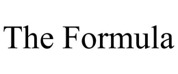 THE FORMULA trademark