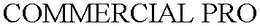 COMMERCIAL PRO trademark