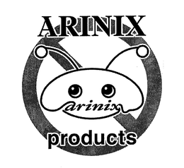 ARINIX ARINIX PRODUCTS trademark