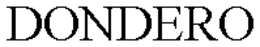 DONDERO trademark