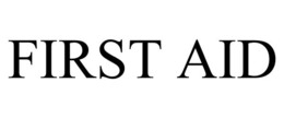 FIRST AID trademark