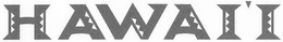 HAWAI'I trademark