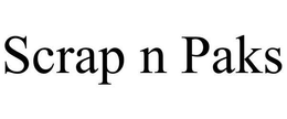 SCRAP N PAKS trademark