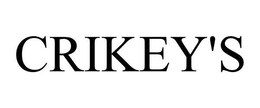 CRIKEY'S trademark