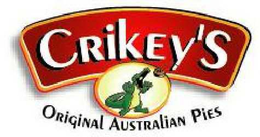 CRIKEY'S ORIGINAL AUSTRALIAN PIES trademark