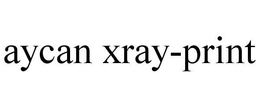 AYCAN XRAY-PRINT trademark